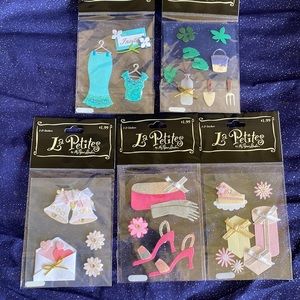 ❤️‍🔥4 for $20 Misc girls/women scrapbooking stickers set